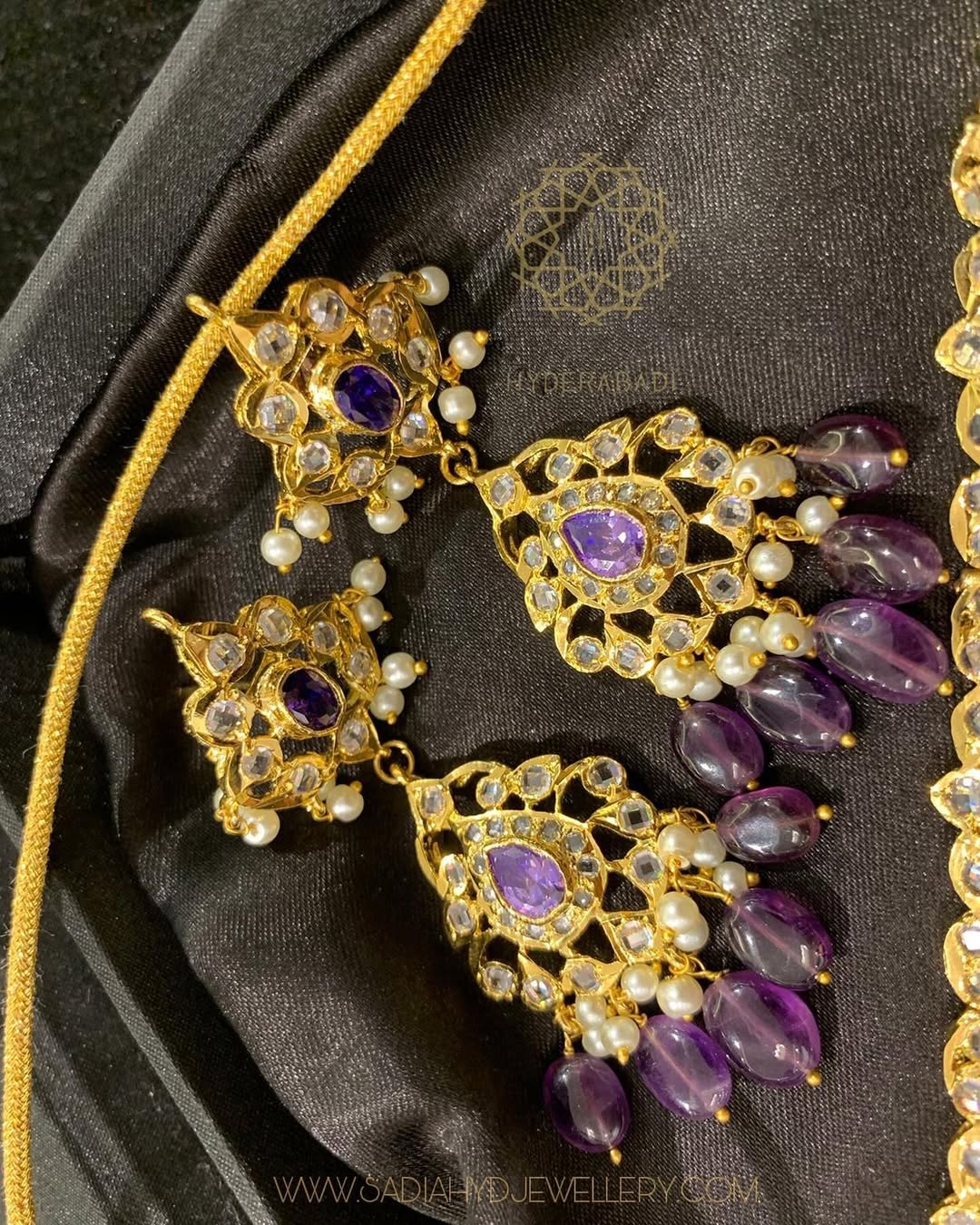 Shagufta Amethyst Choker