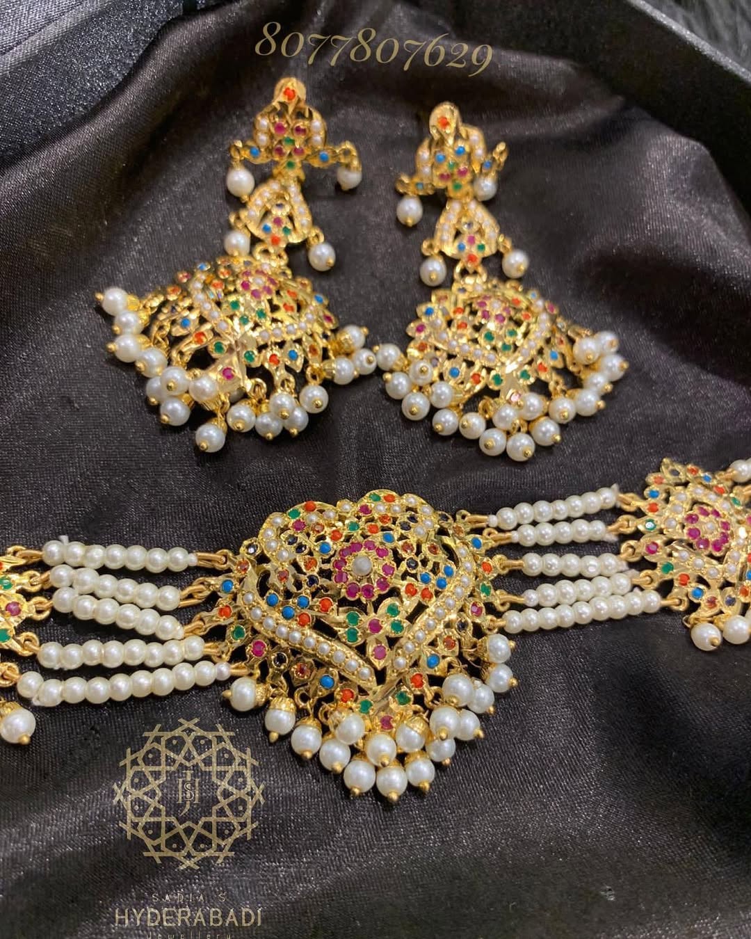 Zara Multicolored Choker Set