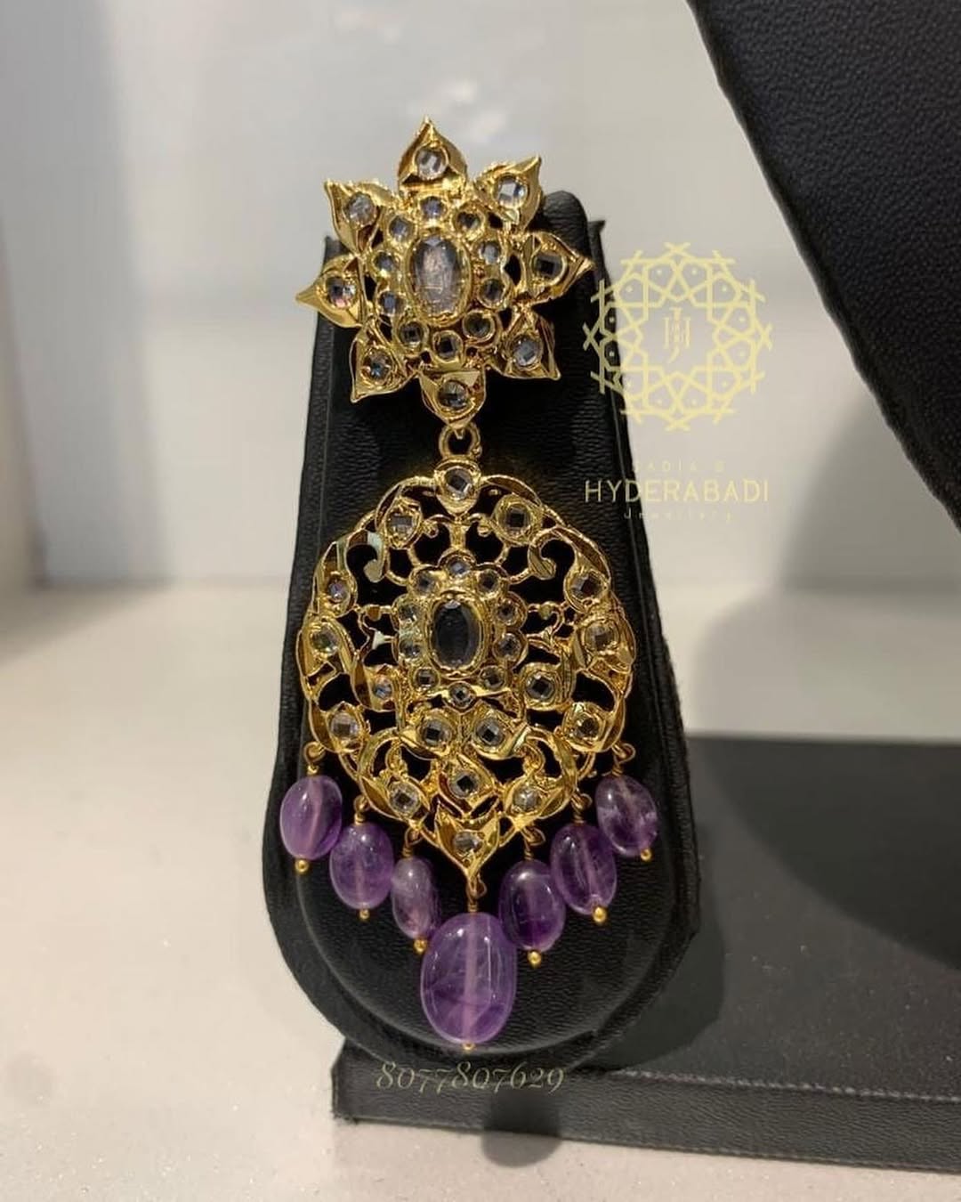 Zehra Real Amethyst Barfi Rani Haar