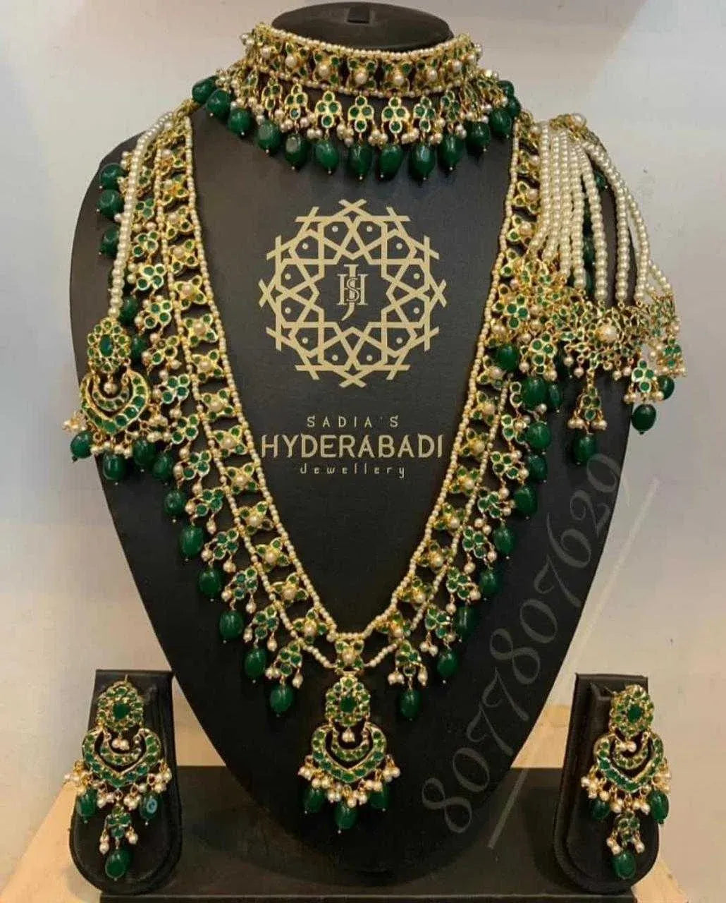 Mahira Green Bridal Set