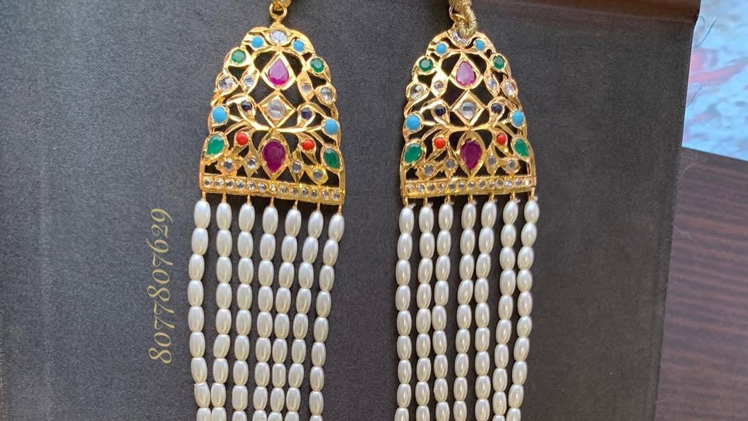 Afshan 7 Layer White Drop Pearl Mala