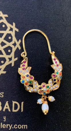Asna Jadau Multicolor Pair of Earrings
