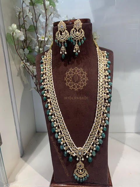 Mahira Real Emerald Rani Haar