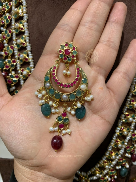 Mahira Khan Precious Stones Bridal Set
