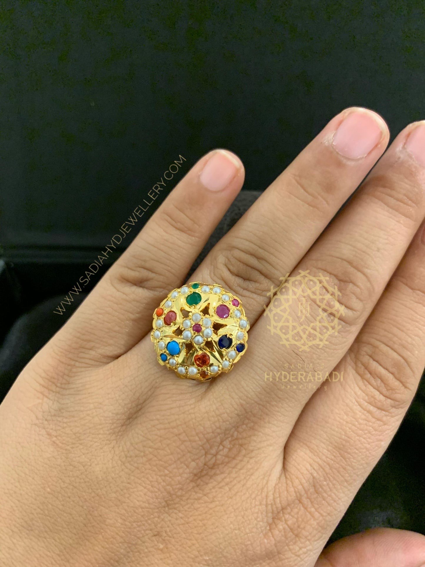 Mizna Multi Finger Ring