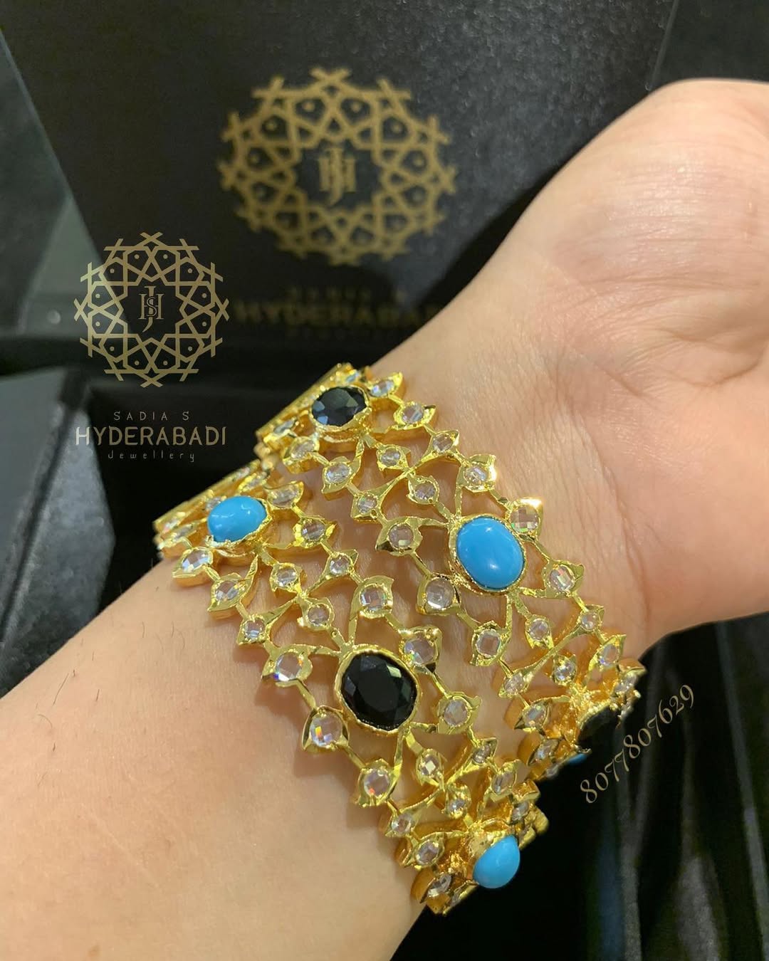 Anisa Firoza Black Bangle Pair