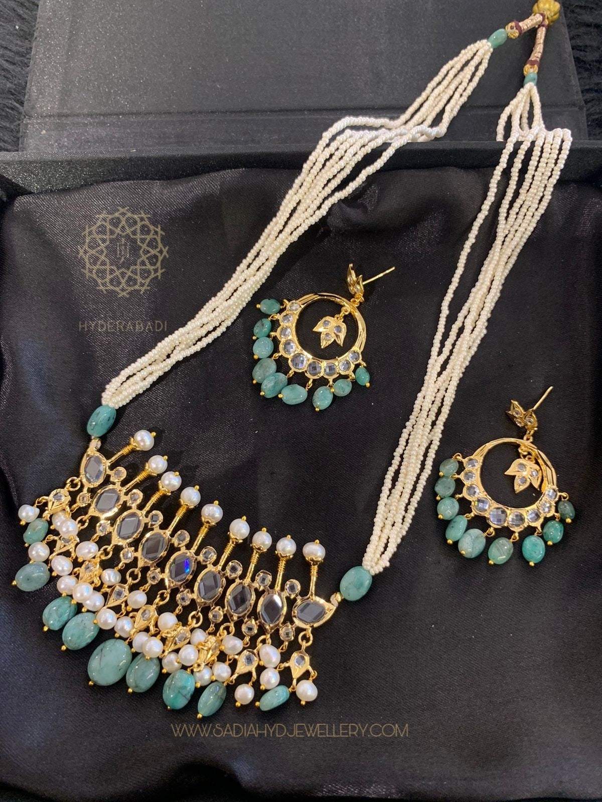 poth jewellery Real Emerald Poth Tirmani – Sadiahyderabadi