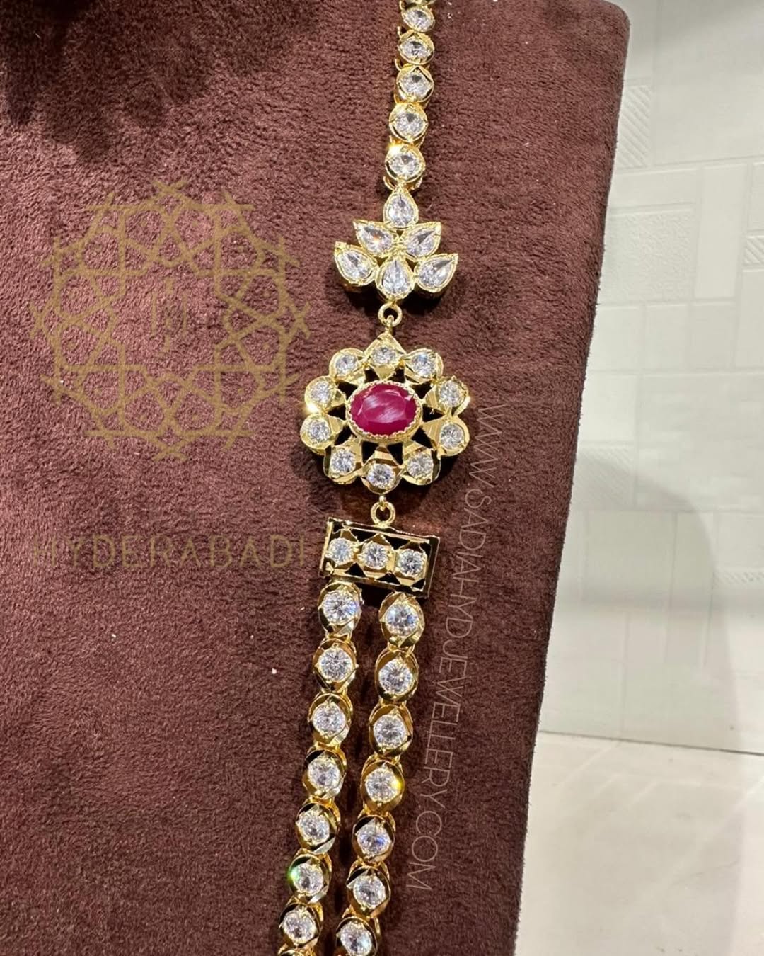 Ruksana Real Ruby Rani Haar