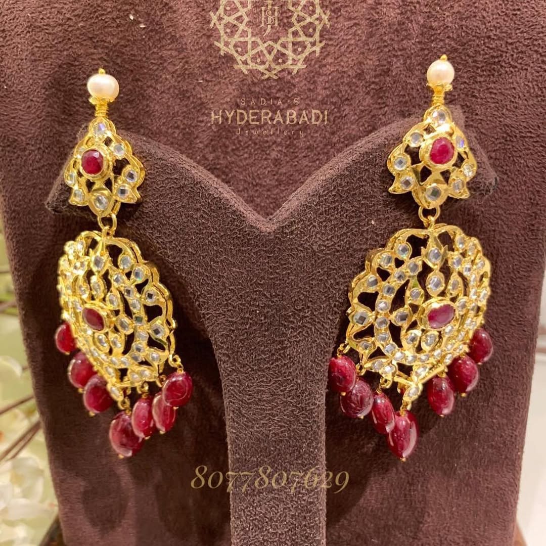 Zehra Real Ruby Real Pearl Rani Haar Set