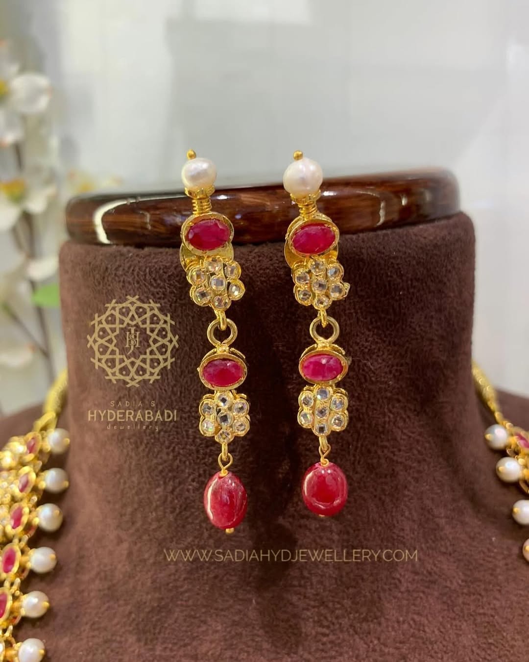 Real Ruby Sahiba Rani Haar