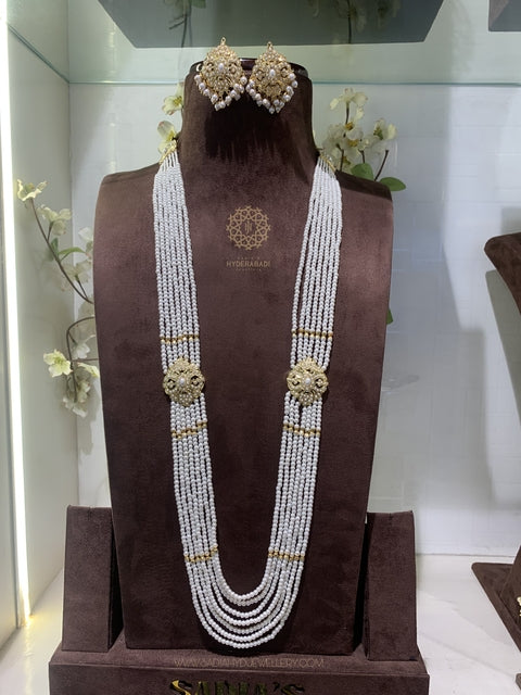 Shams White Jadau String Set