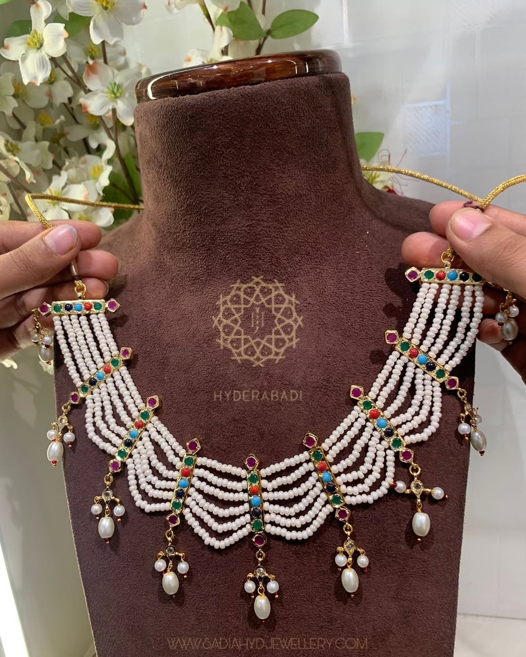 Sharmeen Multi Colour Necklace Set