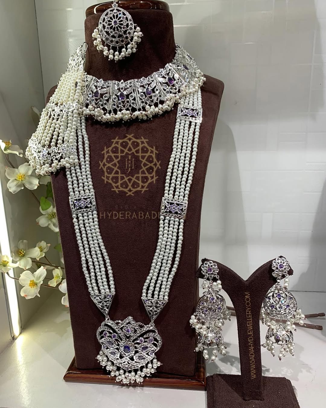 Pendant Chandi K Set Design Silver Necklace Set Chandi Ke Haar