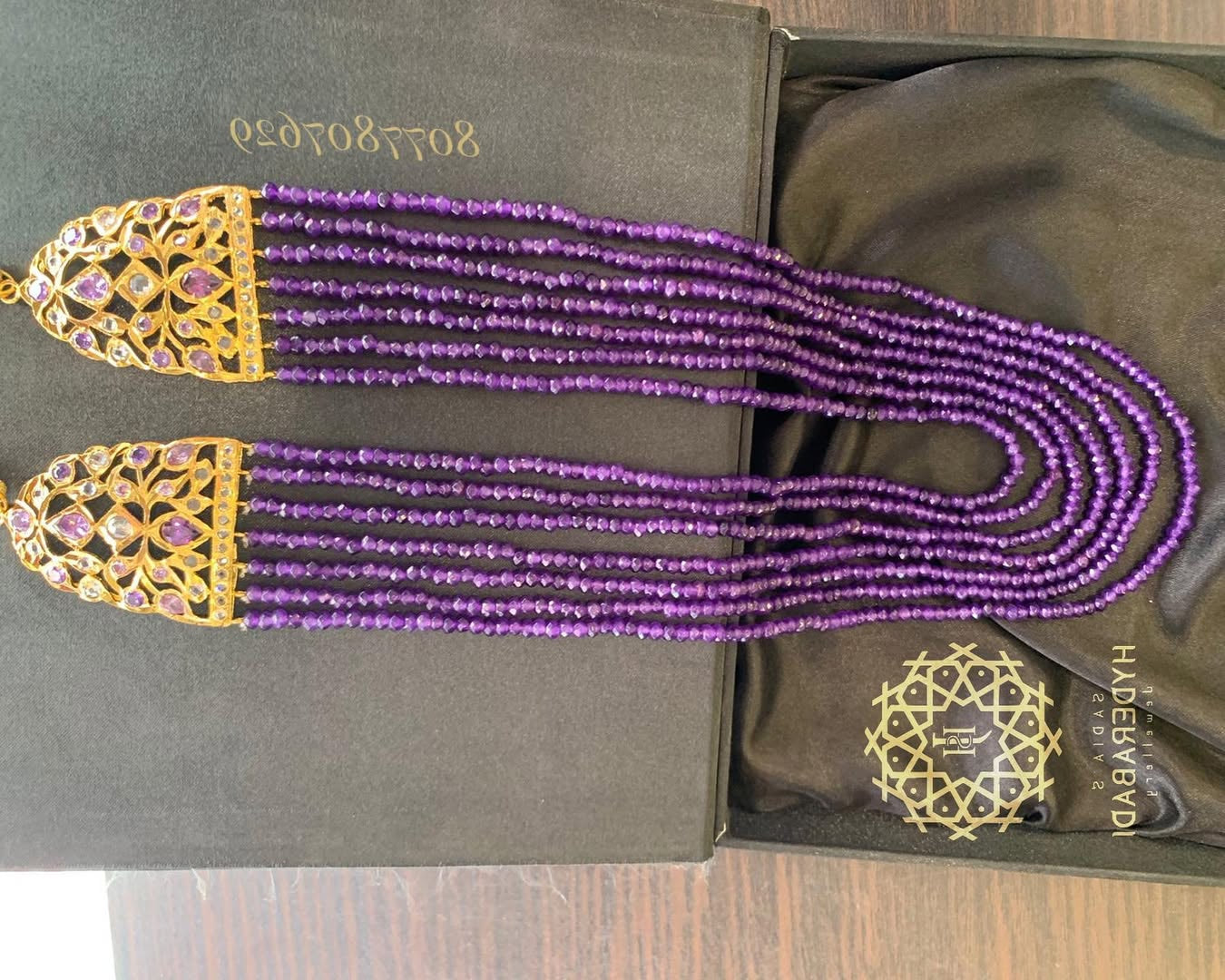 Afshan 7 Layer Purple Onex Mala