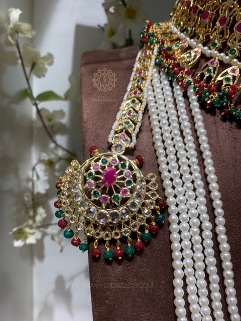 Sumbul Red Green Bridal