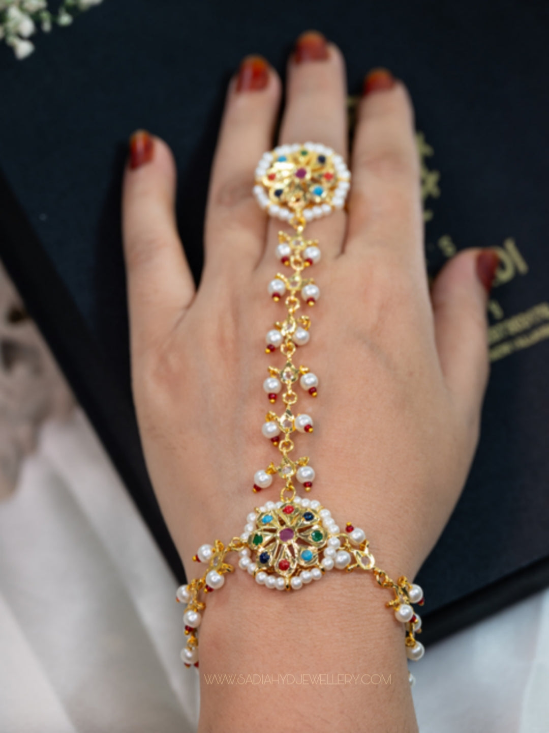 Talha Multi Colour Delicate Hathphool