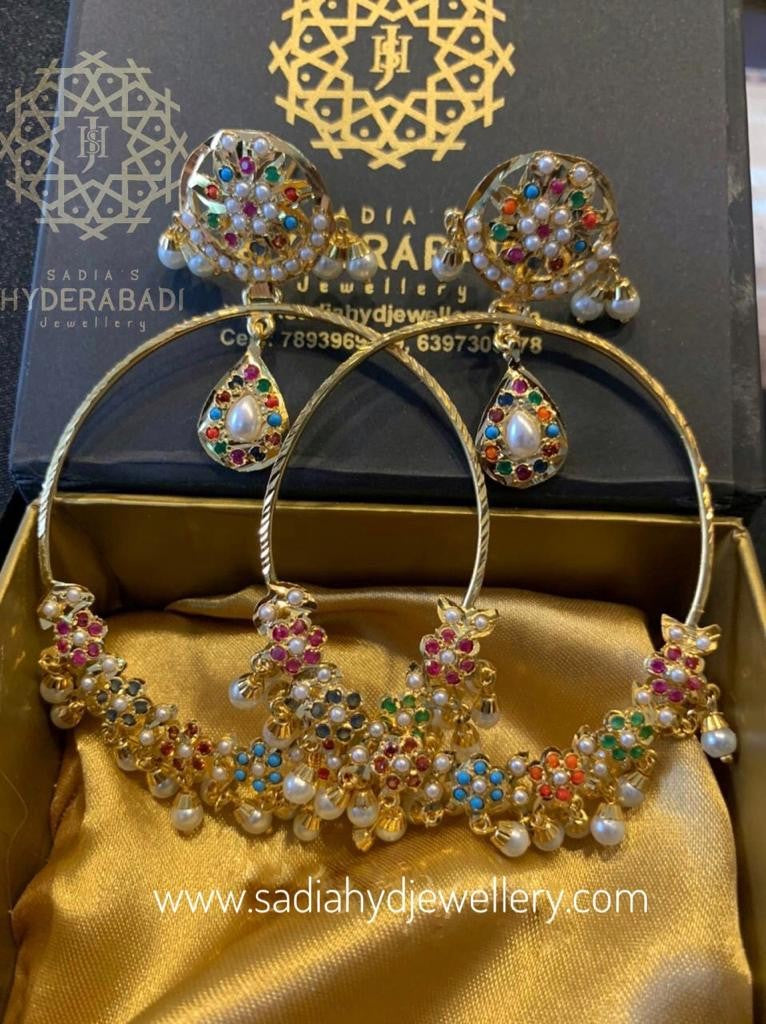 Parveen Multicolored Chandbali