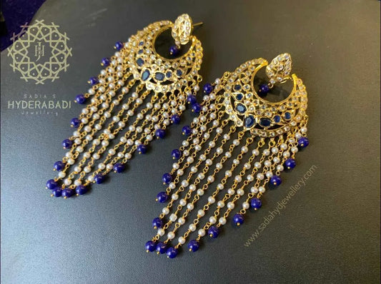 Raashida Blue Pair of Earrings