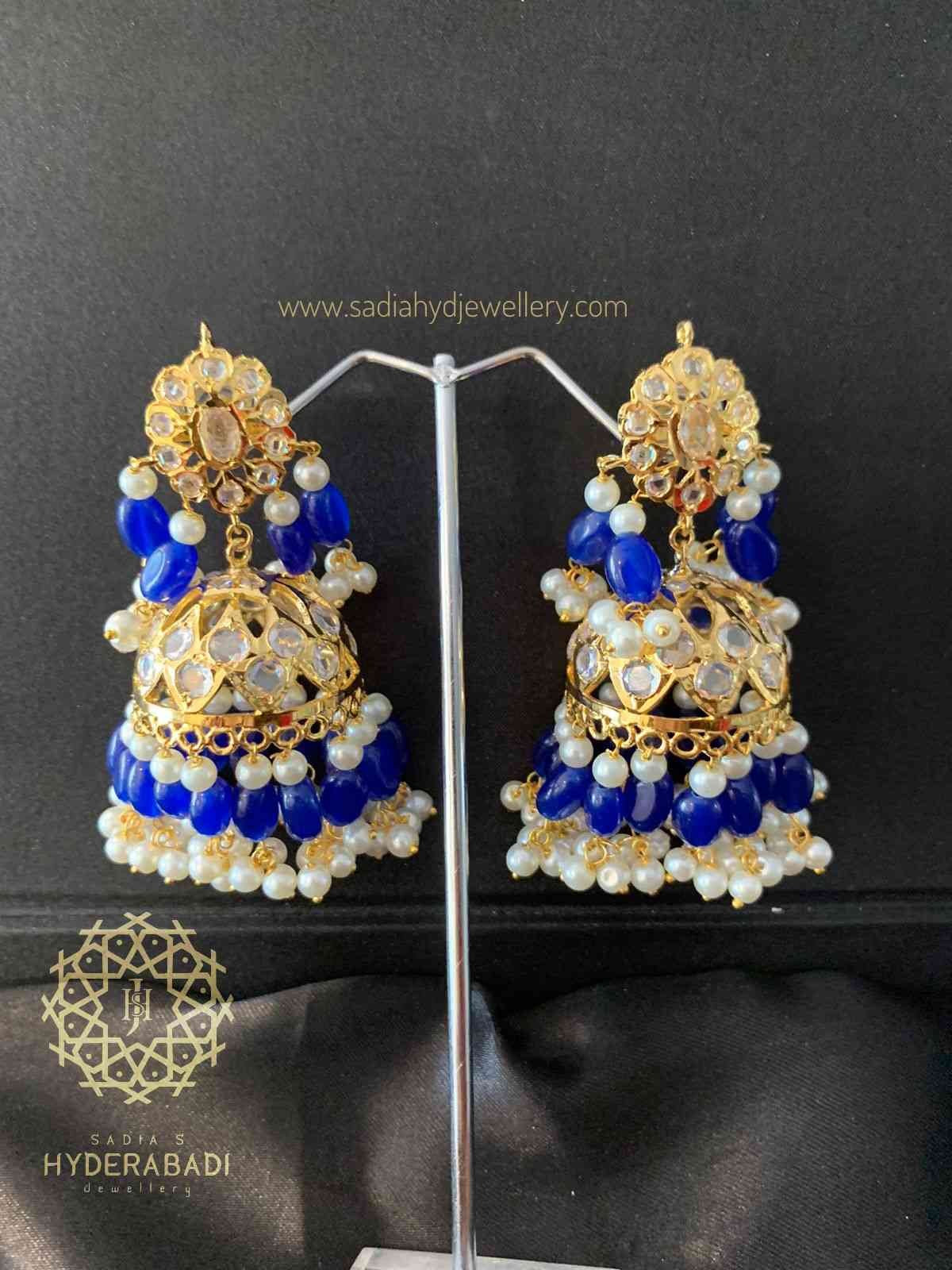 Naaz Blue Jhumki