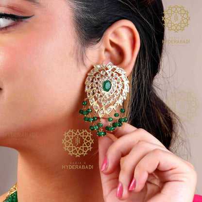 Samreen Green Layer Set