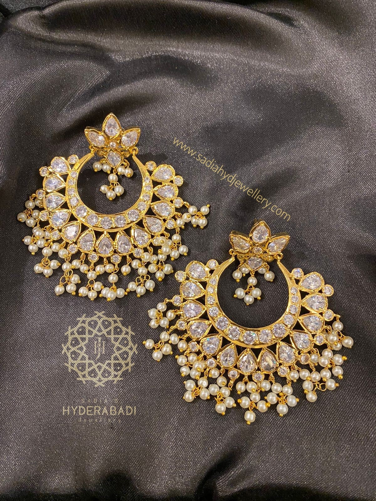 Yumna Gold Plated Chandbali