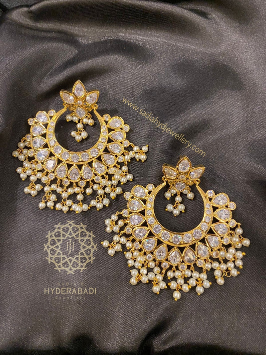 Yumna Gold Plated Chandbali