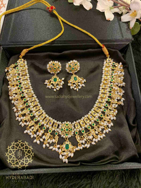 Bushra Champakali Set