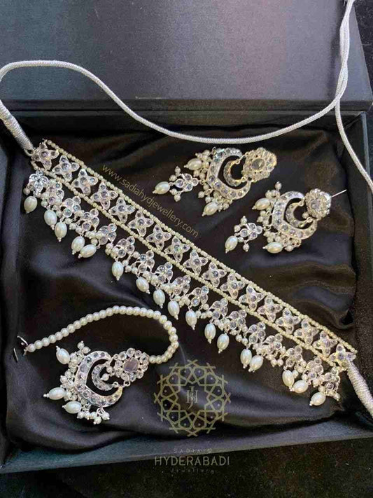 Silver Plated Mahira Set