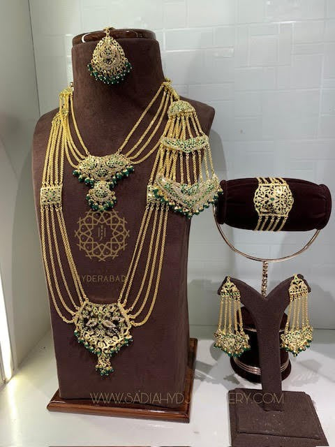 Abeer Green Bridal Set