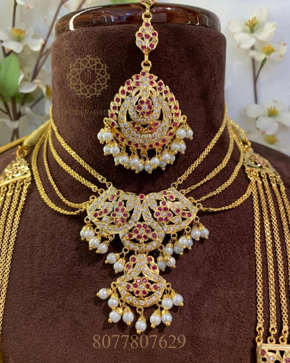 Abeer Red Bridal Set