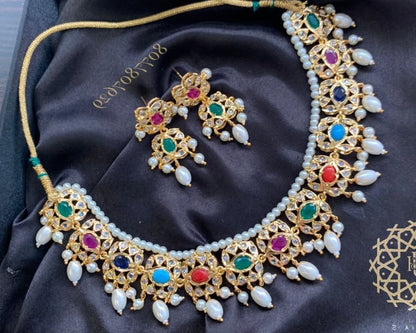 Afza Multicolor Necklace Set