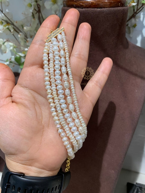 Aksa Real Pearl Bracelet