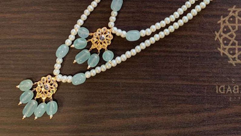 Aliza Double Layer Delicate Pendant Set