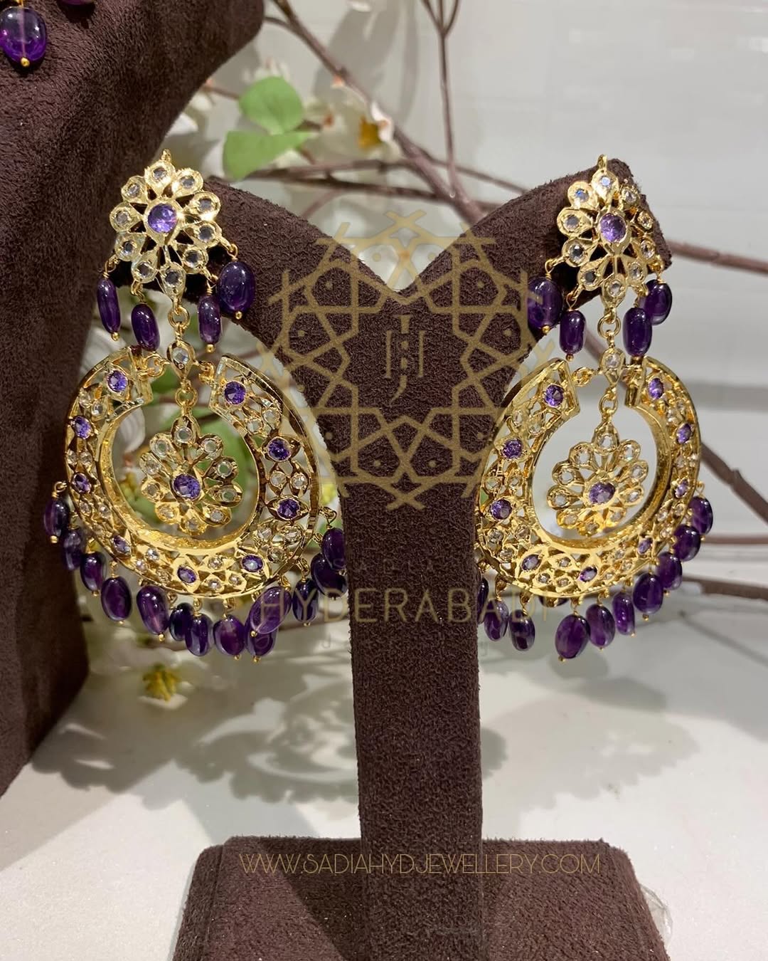 Amethyst Flower Set with Apple Bali