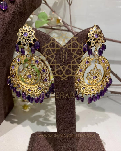 Amethyst Flower Set with Apple Bali