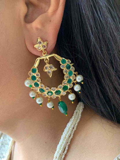 Anam Green White Tirmani Set