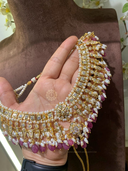 Arheen Light pink Real Ruby Champakali