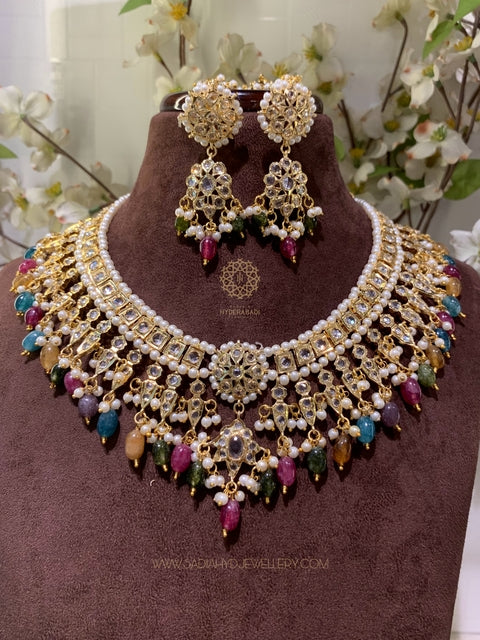 Arheen Light pink Real Ruby Champakali