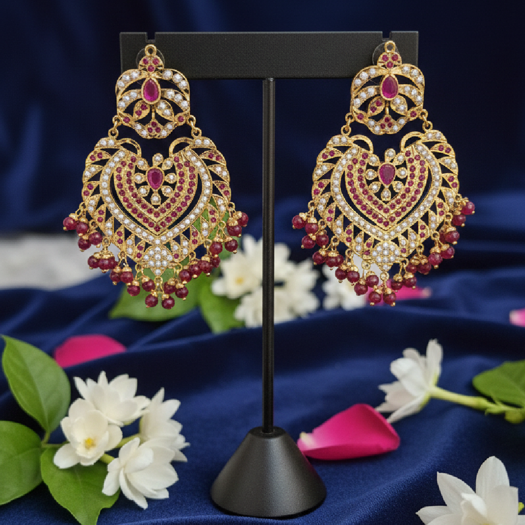 Aarzo Red Earring
