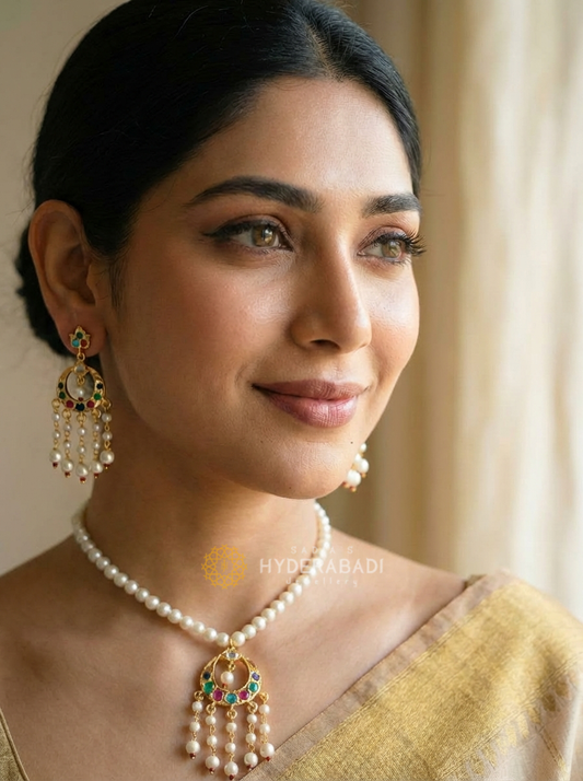 Aziza Multicolor Small Pendant Set