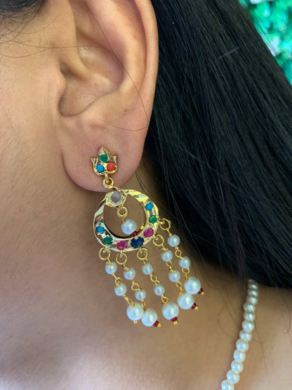 Aziza Multicolor Small Pendant Set
