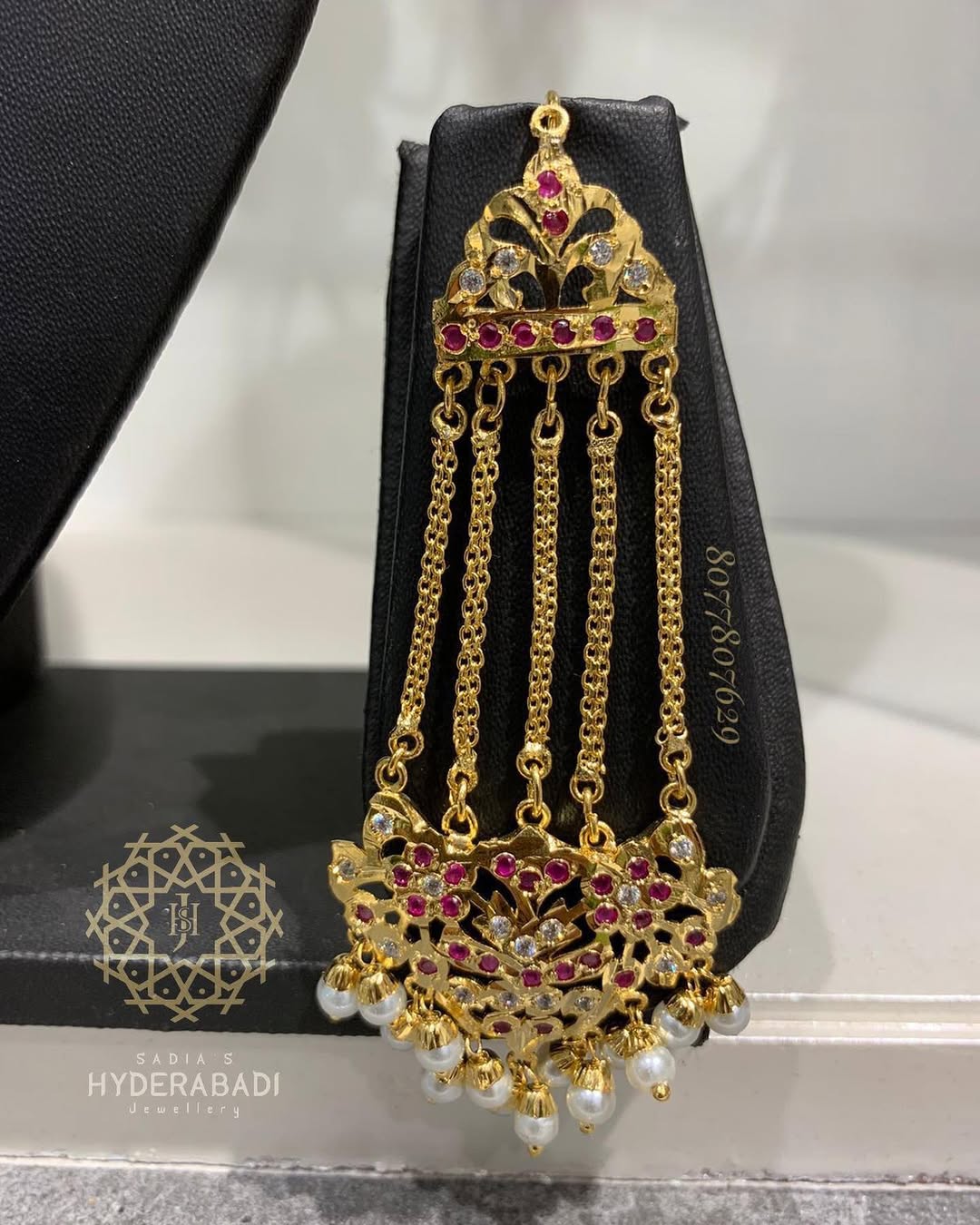 Chandan Jadau Haar with Matching Earrings