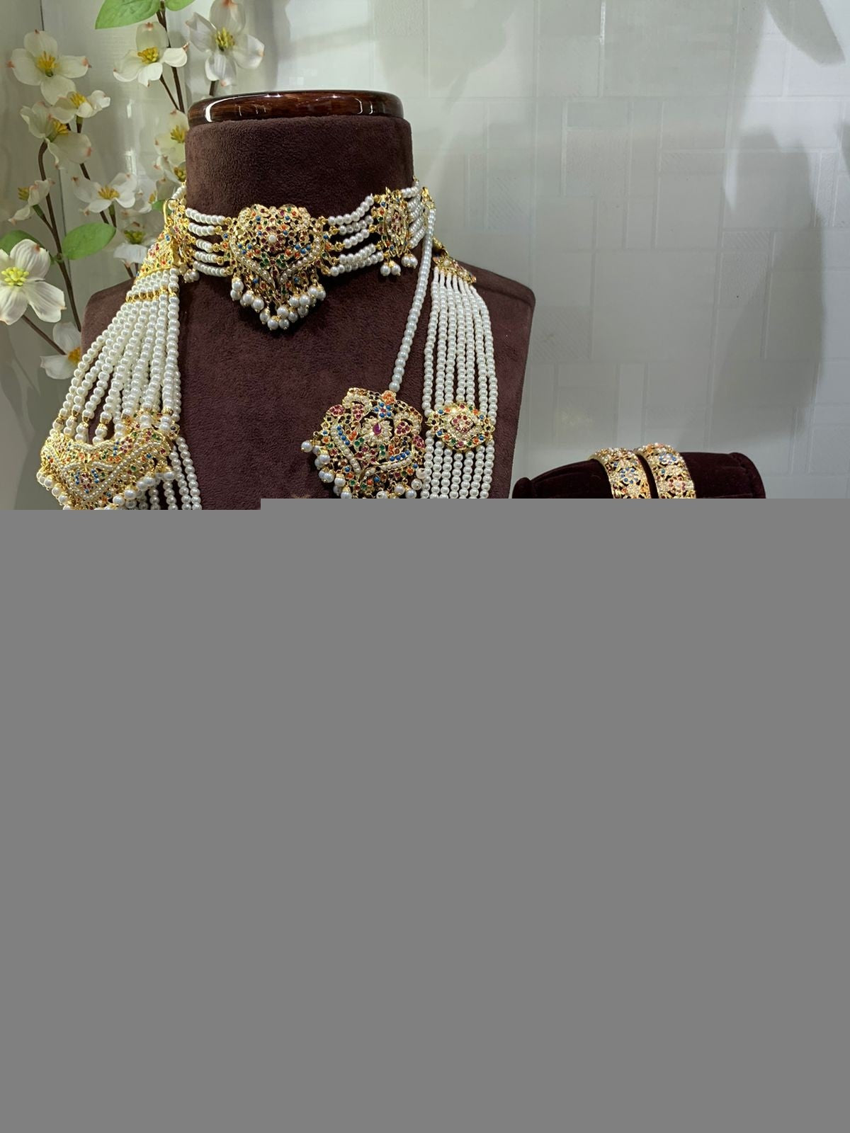 Faima Multicolour Bridal Set