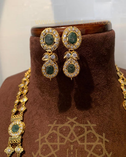 Falaknaz Real Emerald Chandan Haar