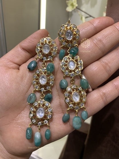 Farzana Real Emerald Real Pearl 5 layer Set