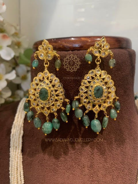 Fazalkha Real Emerald Earring