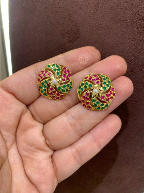 Imtinan Red Green Tops