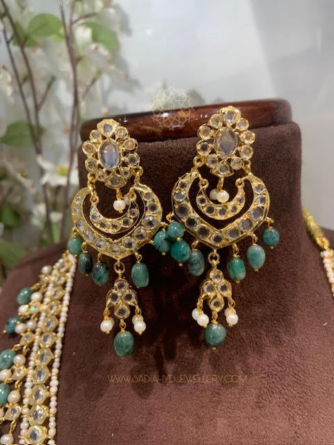 Mahira Real Emerald Earrings