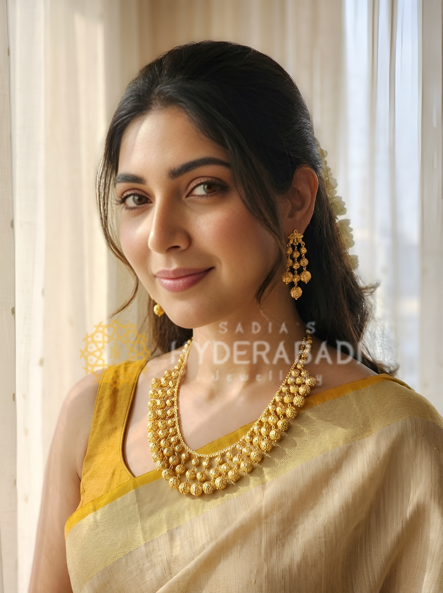 Munazza Chandan Necklace Set