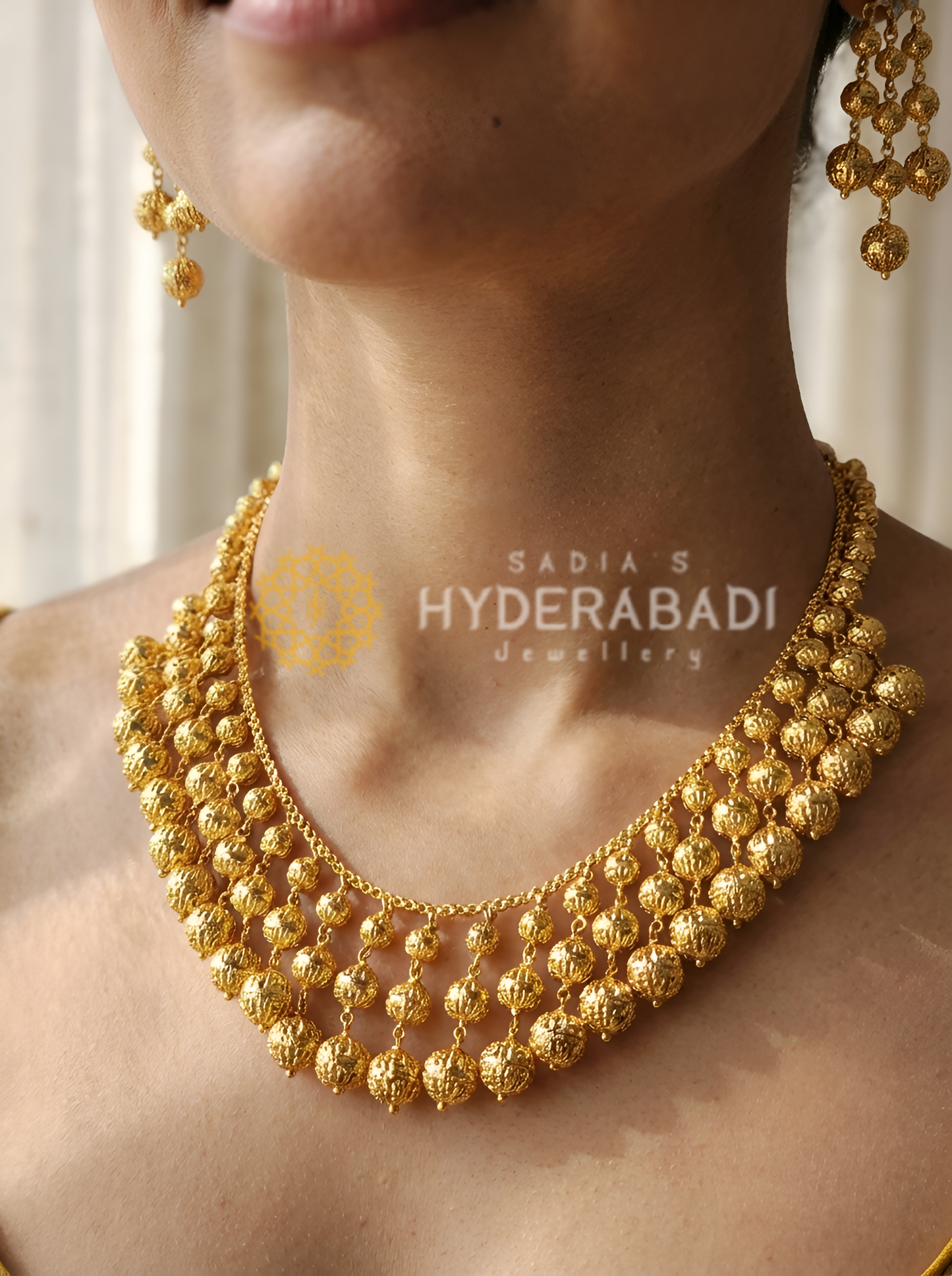 Munazza Chandan Necklace Set